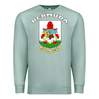 Seafoam Bermuda Coat of Arms Souvenir Gift Flag Bermudian Premium Sweatshirt - trangStudio