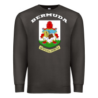 Smoke Bermuda Coat of Arms Souvenir Gift Flag Bermudian Premium Sweatshirt - trangStudio