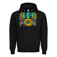 Black boy mom Zipper Hoodie - RacoonDesign