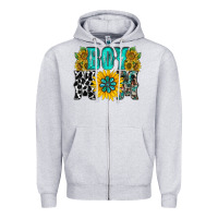 Heather Grey boy mom Zipper Hoodie - RacoonDesign