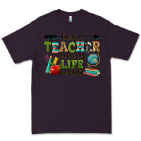 Plum being a teacher makes my life complete Premium Tee - RanaPortraitStore