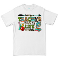 White being a teacher makes my life complete Premium Tee - RanaPortraitStore