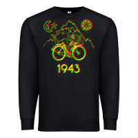 Black Bicycle Day 1943 LSD Acid Hofmann Trip Premium Sweatshirt - trangStudio