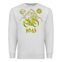 Dove Grey Bicycle Day 1943 LSD Acid Hofmann Trip Premium Sweatshirt - trangStudio