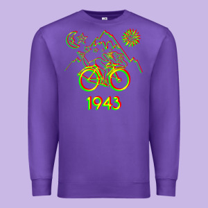 Bicycle Day 1943 Lsd Acid Hofmann Trip Premium Sweatshirt Designed By Trangstudio