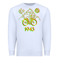 White Bicycle Day 1943 LSD Acid Hofmann Trip Premium Sweatshirt - trangStudio