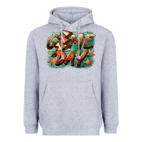 Heather Grey game day  lightning football Heavyweight Hoodie - BarkalooDesign