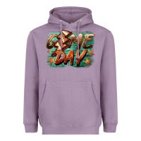 Lavender game day  lightning football Heavyweight Hoodie - BarkalooDesign