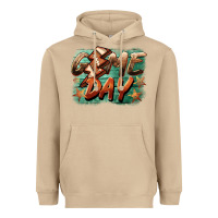 Mushroom game day  lightning football Heavyweight Hoodie - BarkalooDesign