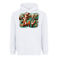 White game day  lightning football Heavyweight Hoodie - BarkalooDesign