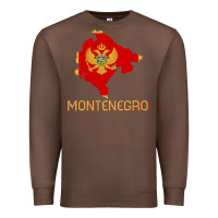 Chestnut Montenegrin Flag  Montenegro Premium Sweatshirt - trangStudio