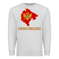 Dove Grey Montenegrin Flag  Montenegro Premium Sweatshirt - trangStudio