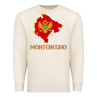 Sandshell Montenegrin Flag  Montenegro Premium Sweatshirt - trangStudio