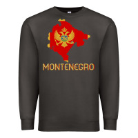 Smoke Montenegrin Flag  Montenegro Premium Sweatshirt - trangStudio