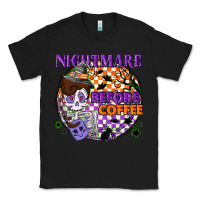 Black Nightmare before the coffee halloween Classic Tee - NancyCooperArtShop