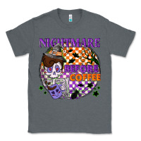 Charcoal Heather Nightmare before the coffee halloween Classic Tee - NancyCooperArtShop