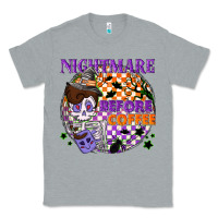 Heather Grey Nightmare before the coffee halloween Classic Tee - NancyCooperArtShop