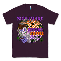 Plum Nightmare before the coffee halloween Classic Tee - NancyCooperArtShop