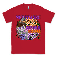 Red Nightmare before the coffee halloween Classic Tee - NancyCooperArtShop