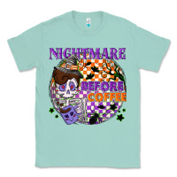 Seafoam Nightmare before the coffee halloween Classic Tee - NancyCooperArtShop