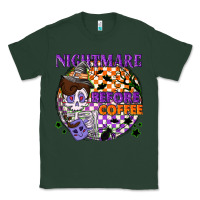 Sports Green Nightmare before the coffee halloween Classic Tee - NancyCooperArtShop