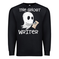 Black ghost writer ghoul author halloween trick or treat novelist t shirt Premium Sweatshirt - trangStudio