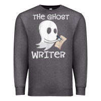 Charcoal Heather ghost writer ghoul author halloween trick or treat novelist t shirt Premium Sweatshirt - trangStudio
