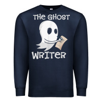 Navy ghost writer ghoul author halloween trick or treat novelist t shirt Premium Sweatshirt - trangStudio