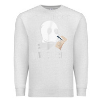Oatmeal Heather ghost writer ghoul author halloween trick or treat novelist t shirt Premium Sweatshirt - trangStudio