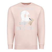 Pale Pink ghost writer ghoul author halloween trick or treat novelist t shirt Premium Sweatshirt - trangStudio
