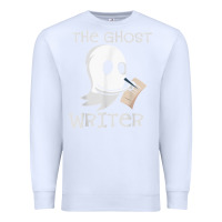 White ghost writer ghoul author halloween trick or treat novelist t shirt Premium Sweatshirt - trangStudio