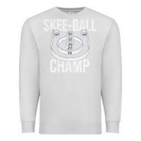 Dove Grey Distressed Skeeball - Skee-ball Champ - Traveling Carnival Premium Sweatshirt - trangStudio