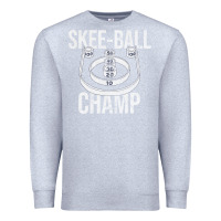 Heather Grey Distressed Skeeball - Skee-ball Champ - Traveling Carnival Premium Sweatshirt - trangStudio