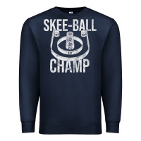 Navy Distressed Skeeball - Skee-ball Champ - Traveling Carnival Premium Sweatshirt - trangStudio