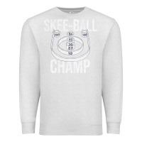 Oatmeal Heather Distressed Skeeball - Skee-ball Champ - Traveling Carnival Premium Sweatshirt - trangStudio