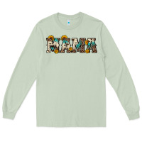 Matcha mama sunflower leopard Long Sleeve Tee - OliviaCreatesArt