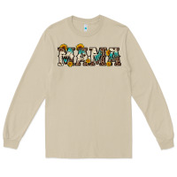 Mushroom mama sunflower leopard Long Sleeve Tee - OliviaCreatesArt