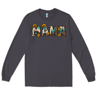 Smoke mama sunflower leopard Long Sleeve Tee - OliviaCreatesArt