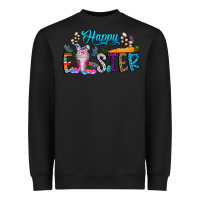 Black happy easter coffee Heavyweight Sweatshirt - CowhideDigitalArt