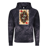 Cloud Black King Of Hearts Cowboy Vintage Hoodie - HowdyJamesFarm