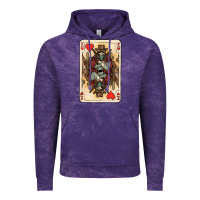 Cloud Purple King Of Hearts Cowboy Vintage Hoodie - HowdyJamesFarm