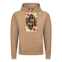 Vintage Coffee King Of Hearts Cowboy Vintage Hoodie - HowdyJamesFarm