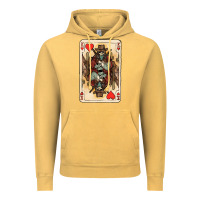 Vintage Mustard King Of Hearts Cowboy Vintage Hoodie - HowdyJamesFarm