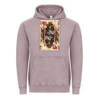 Vintage Zinc King Of Hearts Cowboy Vintage Hoodie - HowdyJamesFarm