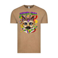 Vintage Coffee meowdi gras mardi gras cat Vintage Tee - CowGirlArtShop