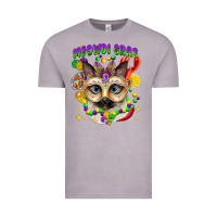 Vintage Zinc meowdi gras mardi gras cat Vintage Tee - CowGirlArtShop