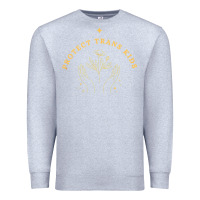 Heather Grey Protect Trans Kids Premium Sweatshirt - trangStudio