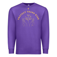 Purple Protect Trans Kids Premium Sweatshirt - trangStudio