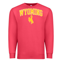 Cardinal Kids Wyoming Cowboys Apparel Fan Favorite Brown Arch Premium Sweatshirt - trangStudio