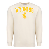 Sandshell Kids Wyoming Cowboys Apparel Fan Favorite Brown Arch Premium Sweatshirt - trangStudio